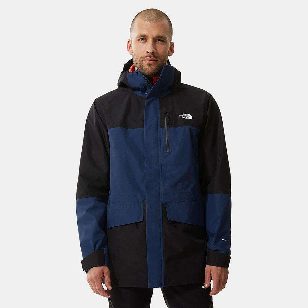 The North Face Dryzzle All-Weather Futurelight™ Ανδρικα Αδιάβροχα Μπουφάν - Μπλε / Μαυρα (GBRV96523)